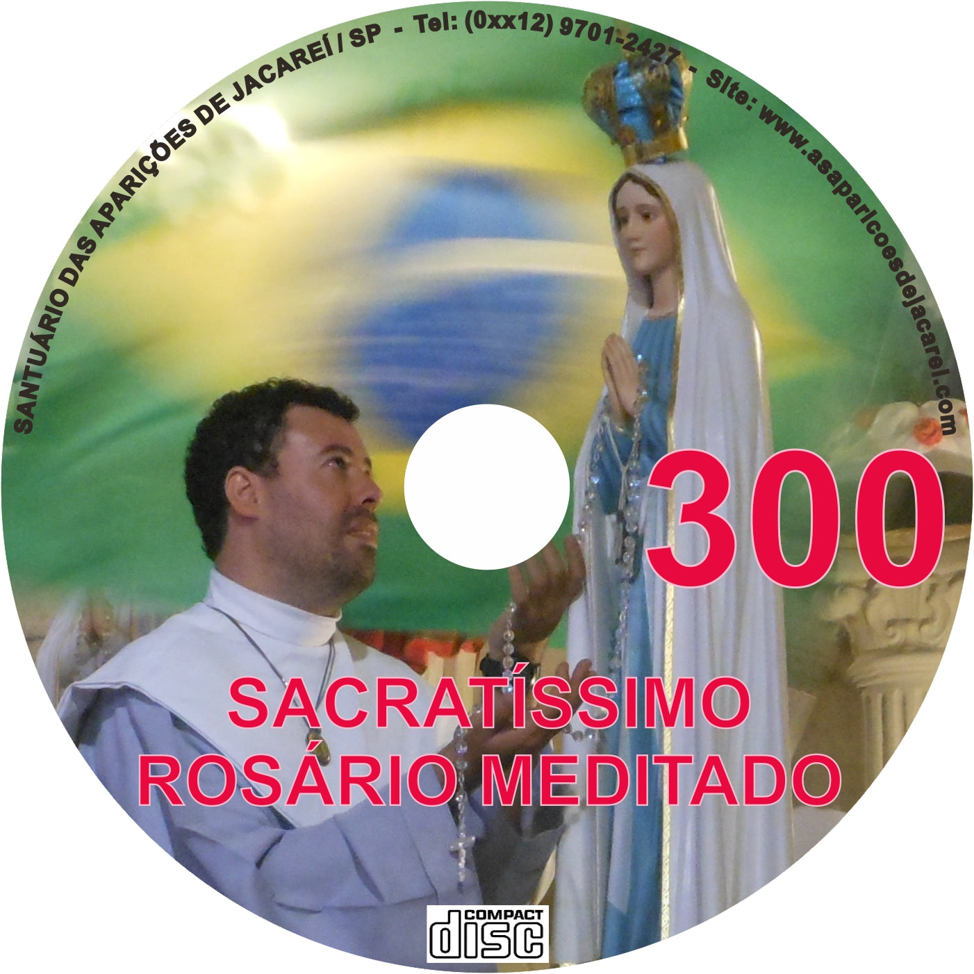 CD Rosário Meditado 300 CD Rosário Meditado 300